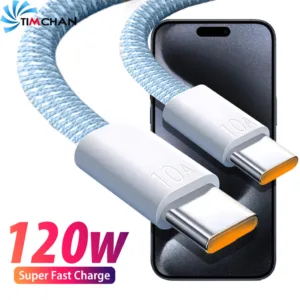 120w 10A Super Fast Charging Data Cable - ความเร็วสูง Data Transfer Wire - ใช้งานร่วมกับ iPhone 16 - Universal