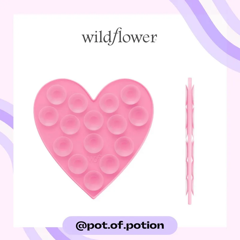 พร้อมส่ง Wildflower — Heart Stickeez แผ่นดูดซิลิโคน