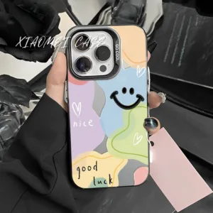เคสโทรศัพท์สุดหรูสีสันสดใส เคสไอโฟน11 For iPhone 13 12 14 15 16 Pro MAX 14 15 16 Plus XR XSMAX SE 7P 8P เคสโทรศัพท์สวยๆ