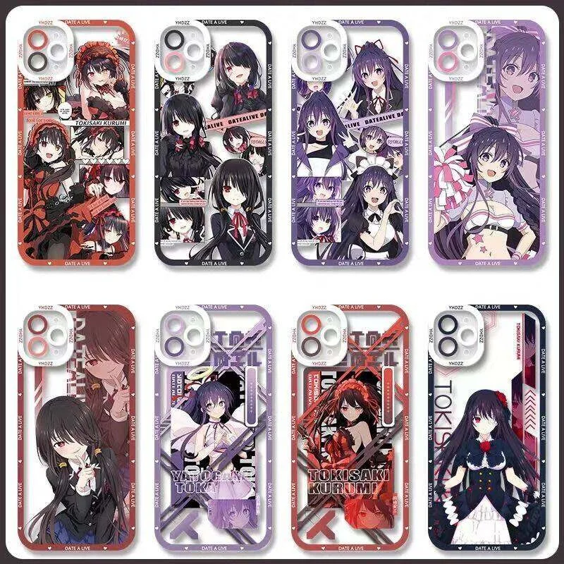 เคสโทรศัพท์สําหรับ Infinix หมายเหตุ 30 PRO 30I 11 12I ร้อน 30 Play 30I 30 12 VIP TECNO POVA 6 PRO CAMON 30 5G โทรศัพท์มือถือกรณีน่ารักอะนิเมะ DATE A LIVE รูปแบบกันกระแทก