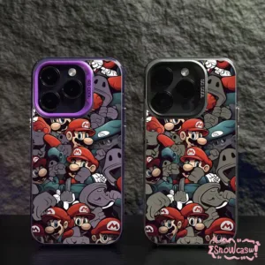 การ์ตูนที่น่าสนใจรูปแบบมาริโอน่ เคสVIVO Y15 Y12 Y17 Y17s Y35 Y15s Y36 Y20 Y91 Y27s Y16 Y21 Y02 Y27 Y12s Y11 Y22 Y21s Y31