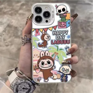 ❤️จัดส่งทันที❤️เคสไอโฟน11 12 13 14 15 16 Pro Max Happy Day Skull Labubu summer Hard Case For iPhone 11