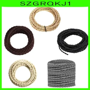 [szgrqkj1] 10m จี้ตกแต่งโคมไฟสายไฟถักโคมไฟลวดจี้สายไฟชุดโคมไฟ DIY โครงการ
