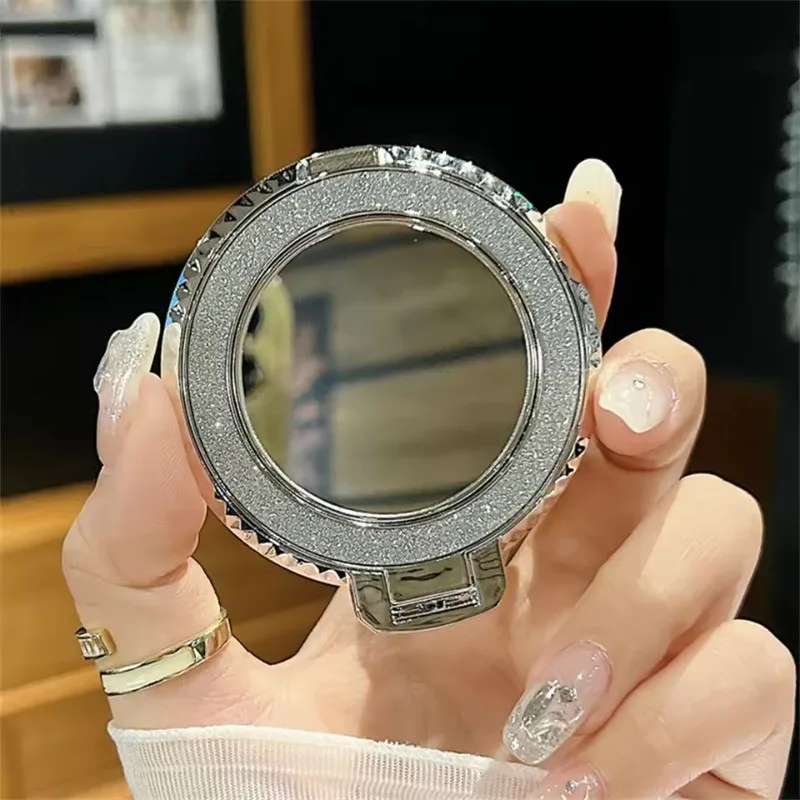 ใหม่ Mirror Glitter Finger Ring Phone Grip Holder