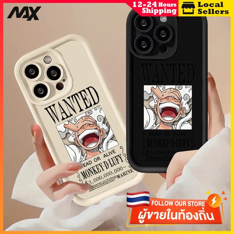 เคสไอโฟน11 เคสโทรศัพท์มือถือแบบนิ่ม กันกระแทก นิก้าลูฟี่ for IPhone 13 15 7Plus 14 12 11 Pro MAX 8 6 7 6S Plus X XR XS