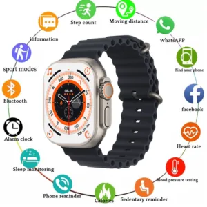 2025 T800 Ultra Smart Watch นาฬิกากันน้ําอัจฉริยะบลูทูธโทร Heart Rate Smartwatch