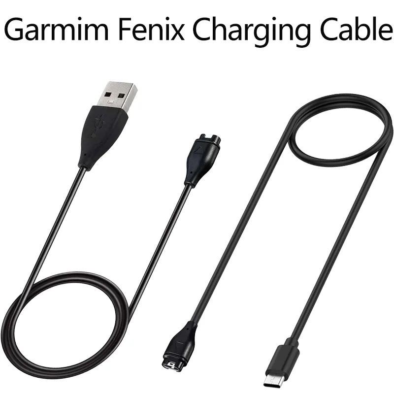 สายชาร์จ Garmin Fenix 8 8S 8X 7 7S 7X 6 6S 6X Pro 5 5S 5X แม่เหล็ก - Replacement Charging Cable for Smartwatch Garmin (Type C / USB)