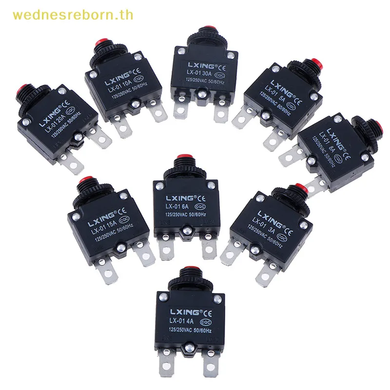 # Wednesreborn.th # Circuit Breaker Overload Protector Switch Fuse 3A 4A 5A 6A 8A 10A 15A 20A 30A .