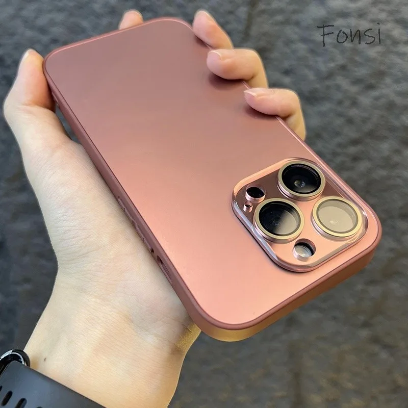 เคสโทรศัพท์เคลือบกระจกนิรภัยต้นฉบับหรูหราเหมาะสําหรับเคสโทรศัพท์ iPhone 11 12 13 14 15 Pro Max เคสโทรศัพท์ iPhone 11 Pro Max