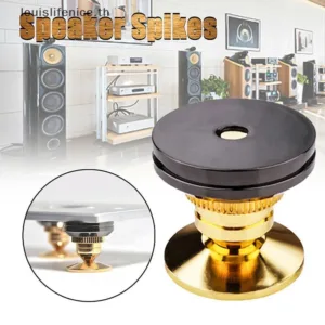 Lnth 4 ชิ้นลําโพงขาตั้งเท้า Spikes Mount ลําโพงกล่องเล็บ Pads กันกระแทก HOT