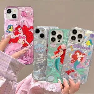 เจ้าหญิงนางเงือกสีน่สำหรับ เคสSamsung A24 A15 A03 A12 A05s A13 A23 A14 A51 A32 A34 A21S A25 A02s A05 A53 A11 A53 A20 A33