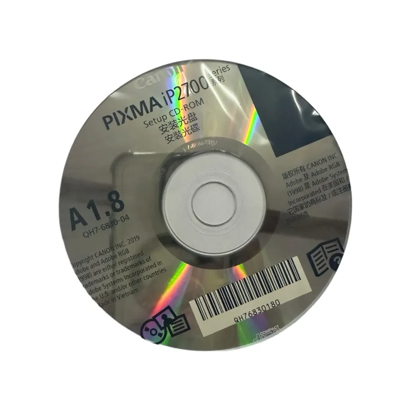 แผ่นไดร์เวอร์ CD-ROM PIxma canon IP2700 ip2780 ip2788 ip2770 แผ่นแท้100%