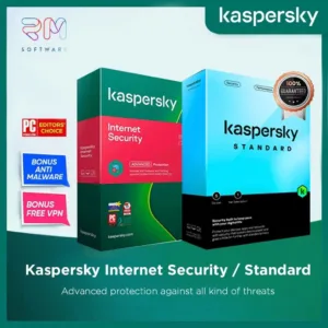 Kaspersky Internet Security and Kaspersky Standard Antivirus ORIGINAL Genuine Latest Version