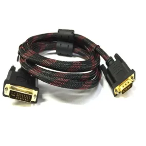 สายจอ DVI 24+5 to vga ยาว1.5m สายถัก
