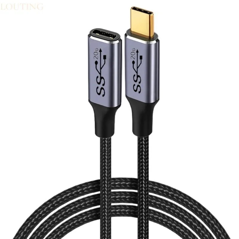 Louting USB C Extension Cable 3 2 Gen2 100W TypeC Female to Male Video Cable Extenders