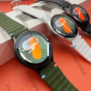 SAMSUNG รอบ Watch7 สําหรับ smartwatch 44 มม.Samsung Galaxy Watch7 หน้าจอสัมผัสแบบเต็มหน้าจอไร้สายชาร์จบลูทูธโทรสําหรับผู้ชายและผู้หญิงเลดี้คริสต์มาสของขวัญกีฬาสมาร์ทนาฬิกา VS hellowatch 3mini