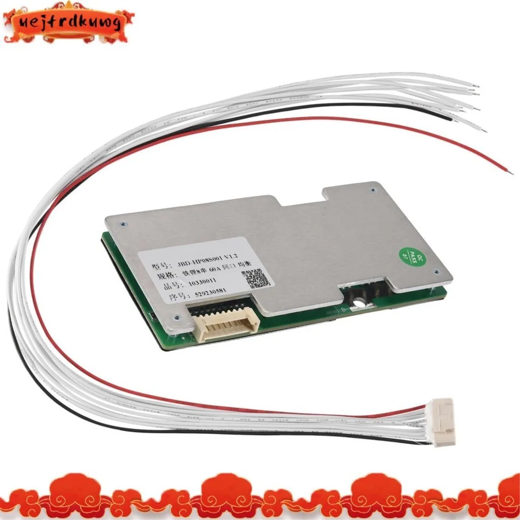 8s 24V 60A BMS Li-Iron Lithium Battery Charger Protection Board uejfrdkuwg