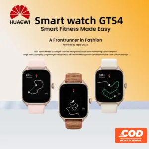 HuaweI Smart Watch GTS 4 กีฬาบลูทูธสมาร์ทวอท์ชผู้หญิงกันน้ำ IP68 นาฬิกาผู้ชาย 1.82 นิ้ว