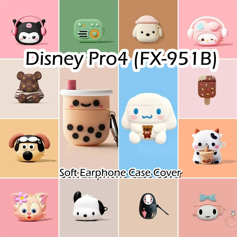 【พร้อมส่ง】นําไปใช้กับ Disney Pro4 (FX-951B) เคส Case เคสหูฟัง การ์ตูนซอก ซิลิโคนนุ่ม เคส เคสหูฟัง NO.1