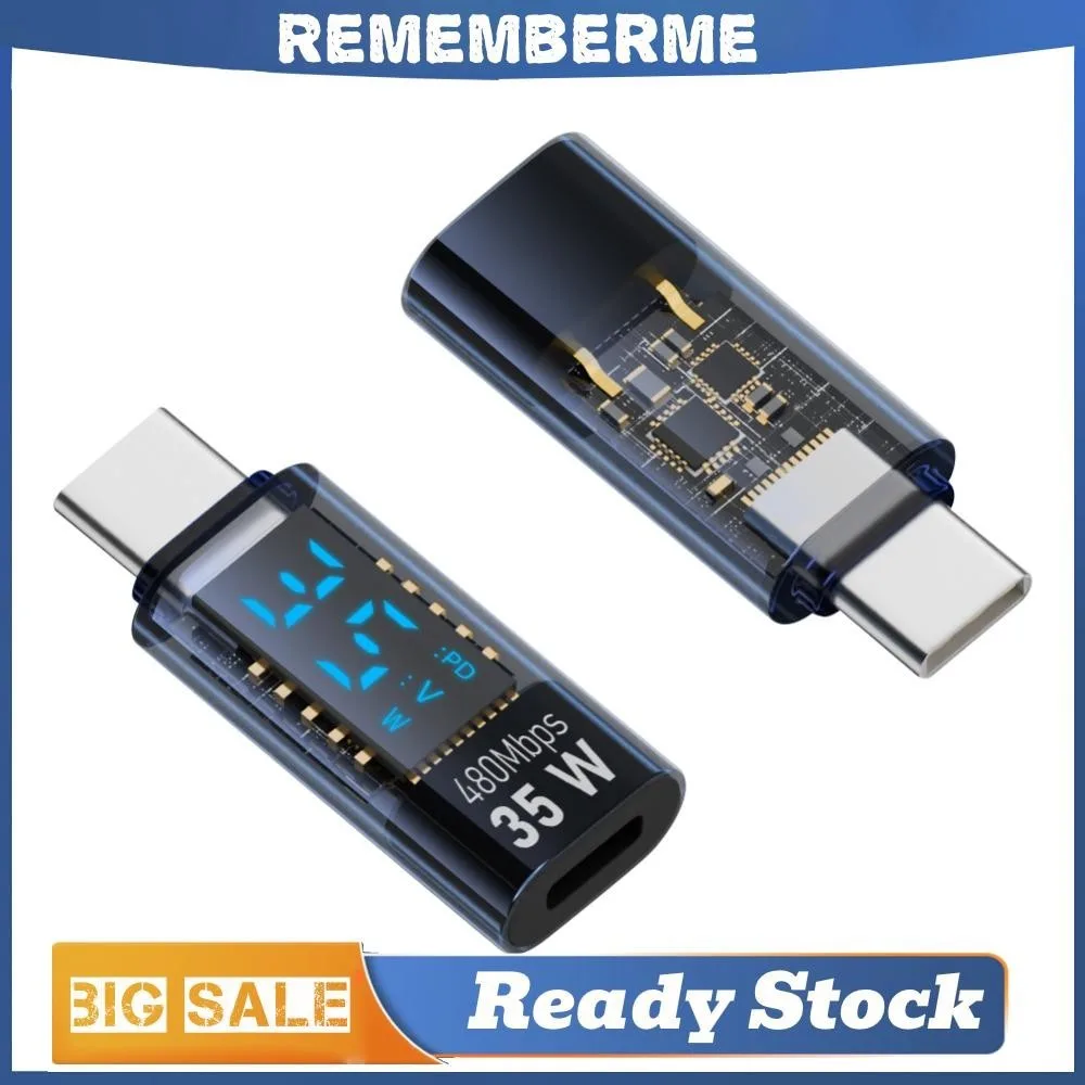 อะแดปเตอร์ Type C เป็น C PD140W USB4.0 40Gbps Type C Power Meter Tester สําหรับ MacBook