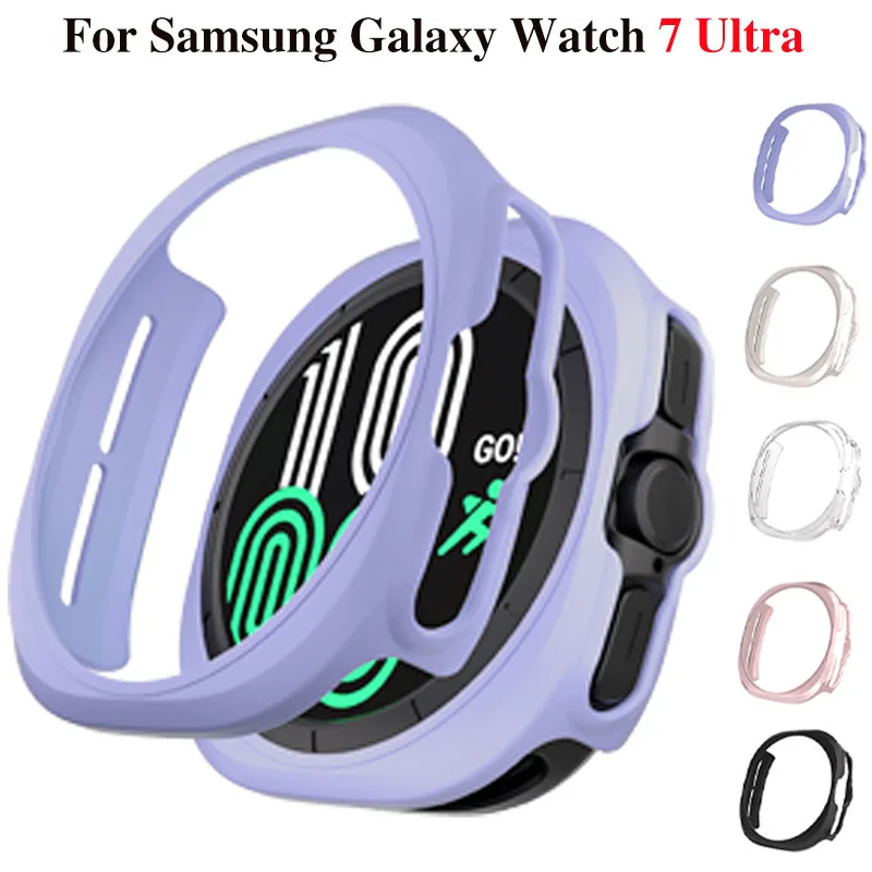 ใหม่ป้องกันกรณีสําหรับ Samsung Galaxy นาฬิกา 7 Ultra 47 มม.SmartWatch PC ป้องกันสําหรับ Galaxy นาฬิกา 7ultra Protector อุปกรณ์เสริม