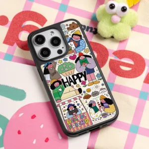 เหมาะสําหรับ Apple 16promax เคสโทรศัพท์ 16 ใหม่ iphone15promax แก้ว 16pro กันกระแทก 13 Frosted iphone16 เคสป้องกัน 12 การ์ตูน 14 สุดฮอต iPhone13