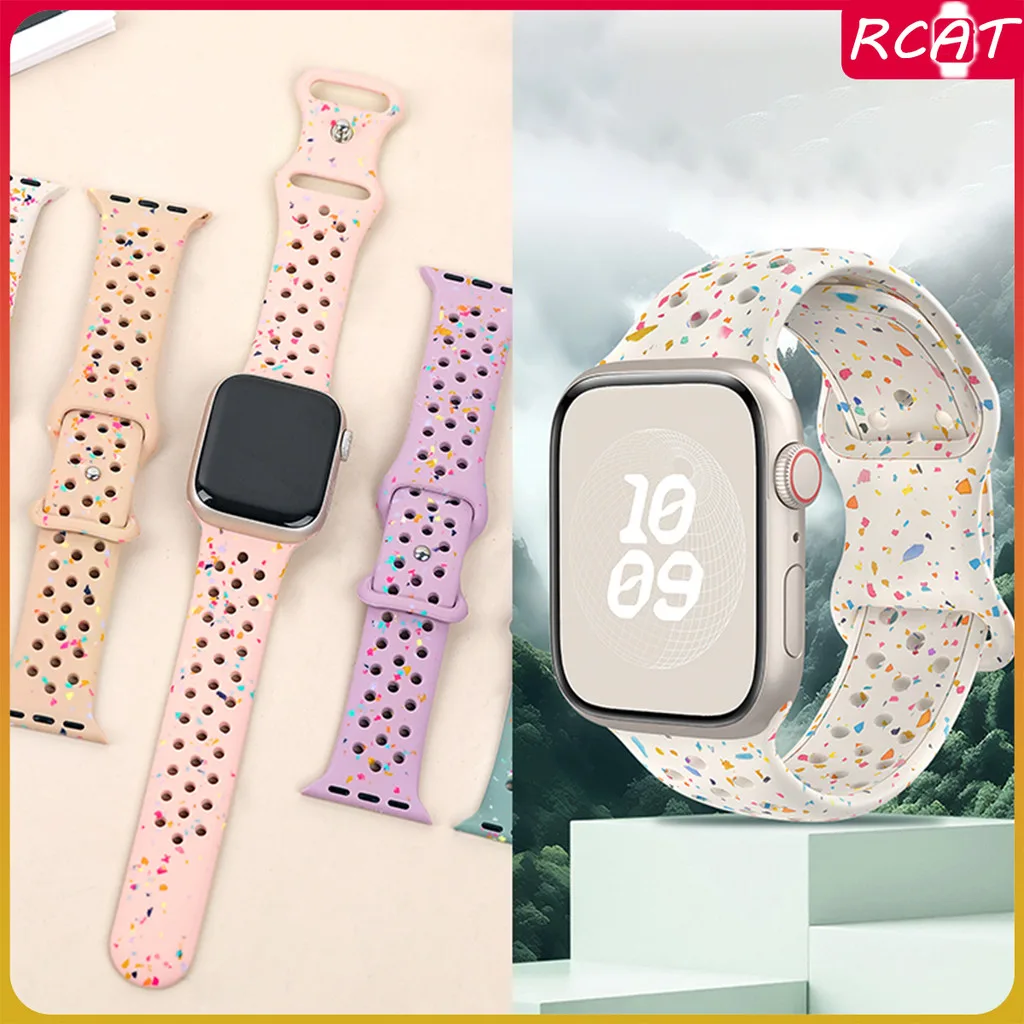 กีฬาซิลิโคนสำหรับ for Apple Watch Ultra 2 49 มม.46 45 41 44 40 42 38 มม.นาฬิกา for iWatch Series 10 9 8 7 6 5 4 3 2 1 SE