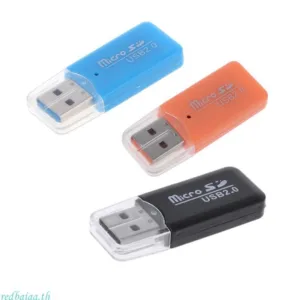 Redbaiaa คุณภาพ Micro USB 2 0 SD TF Card Readers อะแดปเตอร์สําหรับคอมพิวเตอร์แท็บเล็ตพีซี