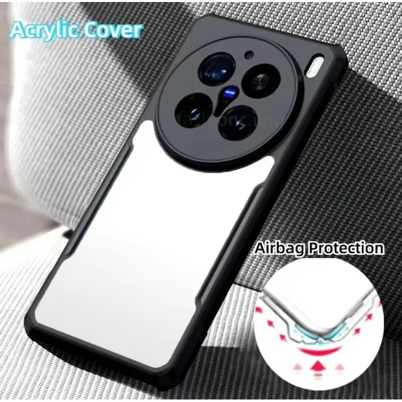 [ส่งจากไทย]เคสกันกระแทก PC+TPU สำหรับ Vivo X200 X200pro หลังแข็งใส