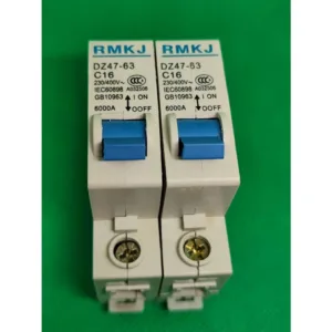เบรกเกอร์ DZ47-63 400V 1P 10A16A20A25A32A40A50A63A C10C16C20C32C40C50C63