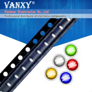 100pcs 0603 SMD LED ไดโอดสีเหลืองสีแดงสีเขียวสีฟ ้ าสีขาวขายร ้ อนส ่ วนประกอบอิเล ็ กทรอนิกส ์