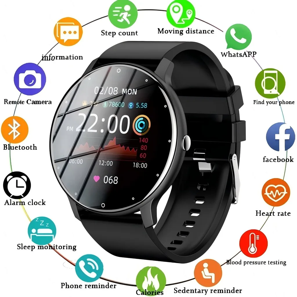 THAILIFE Smartwatch Xiaomi motion track IP67 นาฬิกากันน้ํา Android IOS 1.28 นิ้วหน้าจอสัมผัสเต็มรูปแบบโหมดกีฬา heart rate GPS