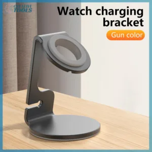 พร้อมสต็อกอลูมิเนียมซิลิโคนแท่นชาร์จแท่นชาร์จแท่นชาร์จสําหรับ IWatch/Apple Watch Stand Serie Ultra/SE/8/7/6/5/4/3/2/1 ใหม่