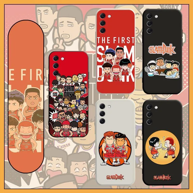 เคสสําหรับ Samsung S8 S21 S23 S30 Plus Pro ULTRA FE slam dunk TPU Matte Case Soft Cover