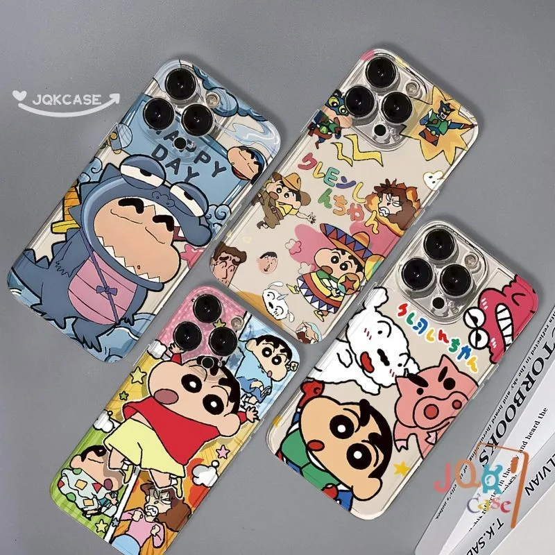 การ์ตูน เคส ชินจัง สำหรับ OPPO A38 A5 A15 5s A31 A76 A54 A74 A16 A57 A11K A55 A9A A7 A36 A3S A51 A18 A12 Reno 5F 11เคส
