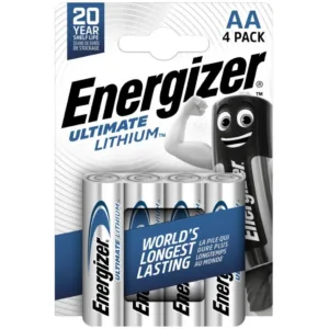 ถ่านเอเนอไจเซอร์ลิเธียม Energizer L91 AA แพ็ค 4 ของแท้ (สามารถออกใบกำกับภาษีได้)