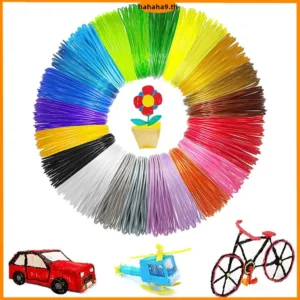 30 ชิ้น 3D ปากกา Filament 1.75 มิลลิเมตร 3D การพิมพ์ปากกาเติม 30 สี PLA 3D ปากกา Filament เติมแต่ละสี 16.4 ฟุตสําหรับ 3D ปากกาและ 3D เครื่องพิมพ์ SHOPTKC5310
