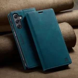 Samsung Galaxy A50 A70 A51 A71 A12 A22 A32 A52 A72 A13 A33 A53 A14 A24 A34 A54 A15 A25 A35 A55 4G 5GกรณีRetro PUหนังกระเป๋าสตางค์ฝาครอบแม่เหล็กช่องใส่การ์ด