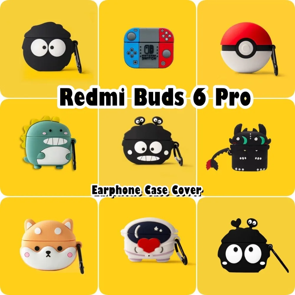 【imamura】นําไปใช้กับ Redmi Buds 6 Pro เคส Case เคสหูฟัง การ์ตูนง่าย ซิลิโคนนุ่ม เคส เคสหูฟัง NO.1