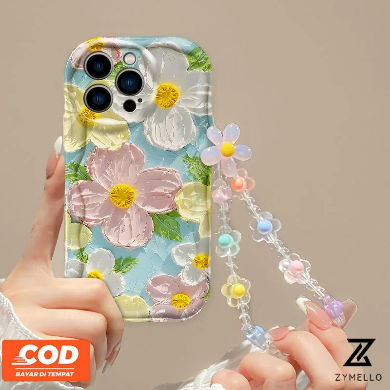 กรณีoppo A60 A79 A3X A3 PRO A80 A38 A18 A57 A58 A98 A78 A17K A55 A54 A16 A15 A77 A74 A93 A92 A12 A3S A5S A53 A76 A7 A53 A7 A5S A7 A31 A5S A5S A7 A7 A53 A76 เคสโทรศัพท์TPUกรณีดอกไม้