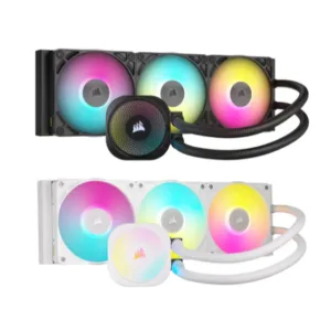 AIO CORSAIR iCUE LINK TITAN 360 RX RGB LIQUID CPU COOLER BLACK WHITE CW-9061021-WW