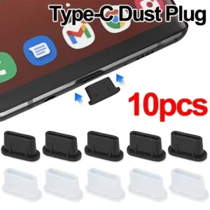 5/10 ชิ้น Type-C ฝุ่นปลั๊ก USB ชาร์จพอร์ต Protector ซิลิโคนป้องกันฝุ่นปลั๊กฝาครอบสําหรับ Huawei Xiaomi โทรศัพท์ Dustplug