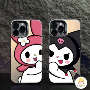 เมโลดี้ kuromi น่ารักนุ่ม เคสOPPO A18 A16 A38 A17 A12 A7 A15 A5s A78 A76 A74 A17K A55 A58 A54 A96 A77s A77 A57 A16s A3s