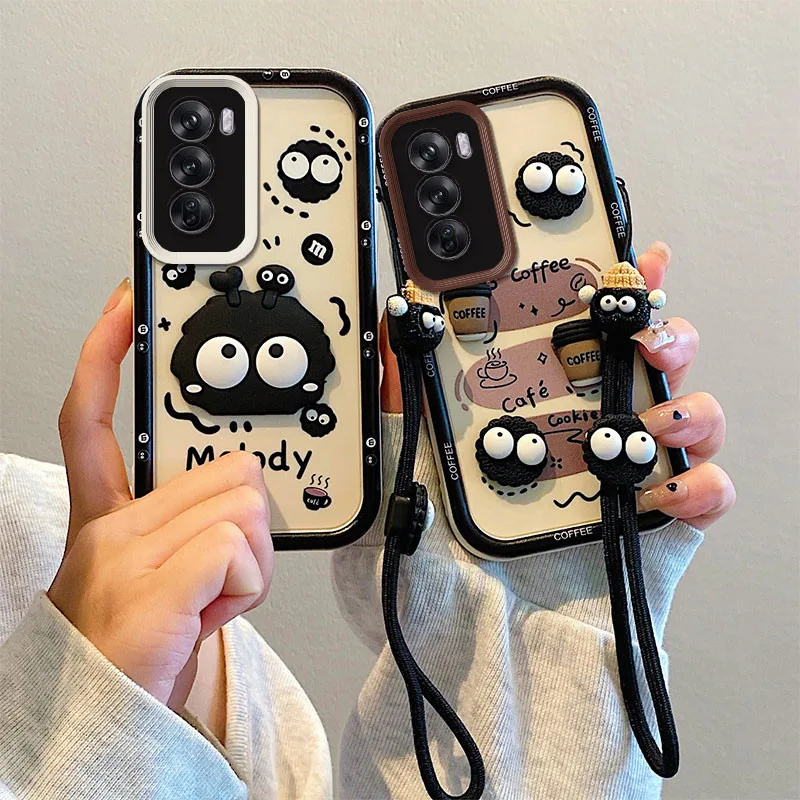 เคส oppo reno 12 5g เคสโทรศัพท์ตุ๊กตา 3D น่ารักสําหรับเคส