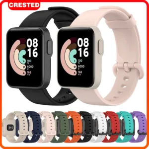 กีฬาสายรัดซิลิโคนสำหรับ redmi watch 2 Xiaomi Mi watch 1 2 Lite วงสำหรับ Mi poco นาฬิกาเข็มขัด