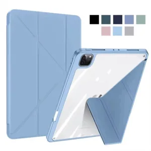 เคสไอแพดแกนYพับได้for Air6 2024 Air5 Air4 pro11 gen7 gen8 gen9  Pro13 pro 12.9 gen6 mini6 พร้อมช่องปากกาชาร์จได้กระแทก