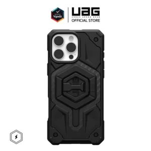 UAG เคสสำหรับ iPhone 16 Pro Max รุ่น Monarch Pro Bundle - สี Carbon Fiber/Black Stand