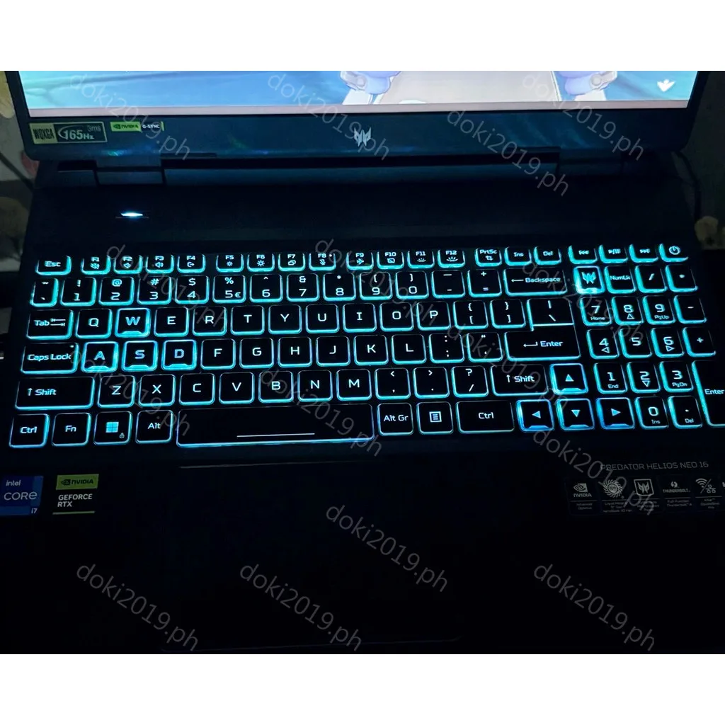ฝาครอบคีย์บอร์ด Acer Acer Predator Helios Neo 16 PHN16-71-78Y PH315-52 53 PH317-53 54 Acer Nitro 5 AN515-45 43 44 54 55 NP515-51 ซิลิโคนอ่อนนุ่ม 15.6 17.3 คีย์บอร์ดป้องกัน 15.6 นิ้ว