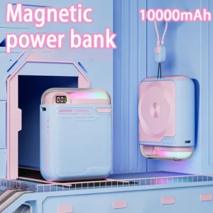Magnetic Powerbank 20000mAh fast charge PD22.5W พาวเวอร์แบงค์ไร้สาย สายในตัว บตสำรอง ประกัน1ปี