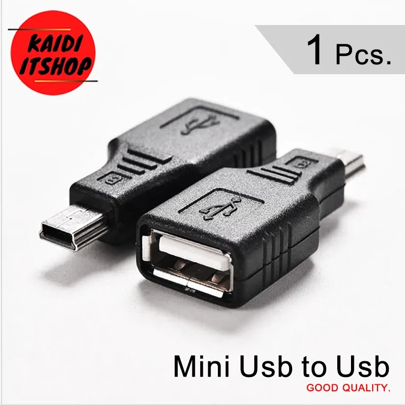 Mini USB B 5 Pin Male Plug OTG Host Adapter Converter Connector up to 480Mbps